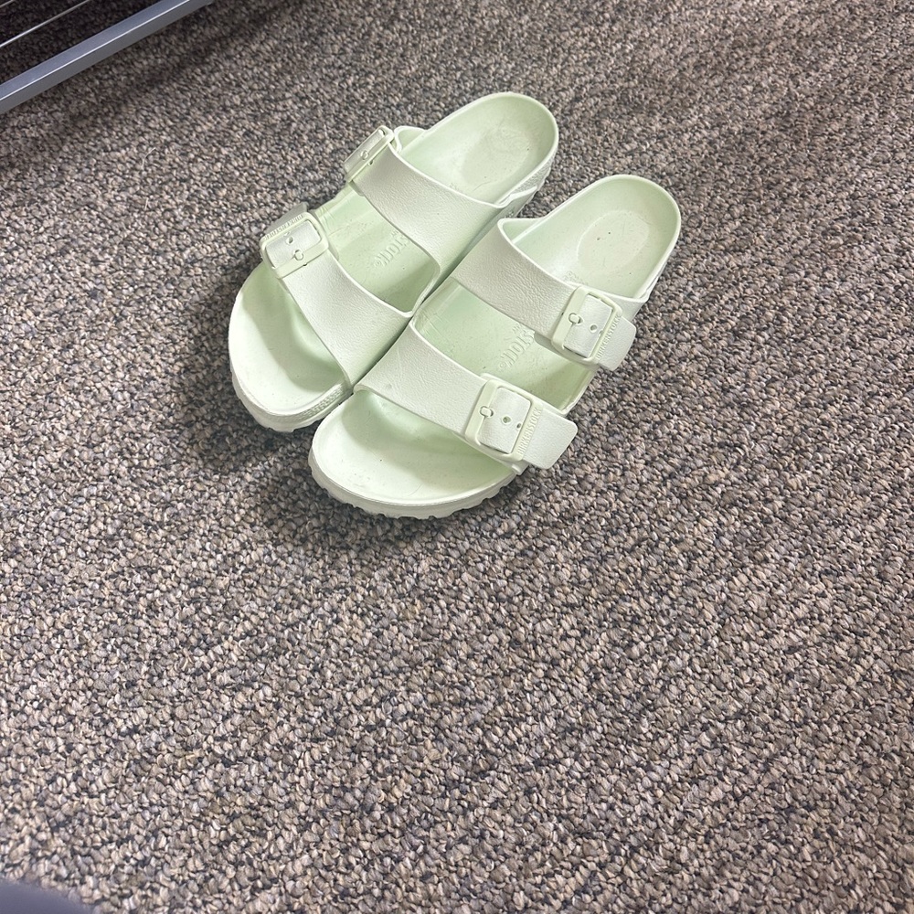 Birkenstock Arizona Essentials Eva "Faded Lime"